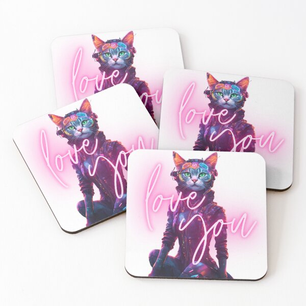 Item preview, LUV CYBERCAT designed and sold by Askaminaflower.