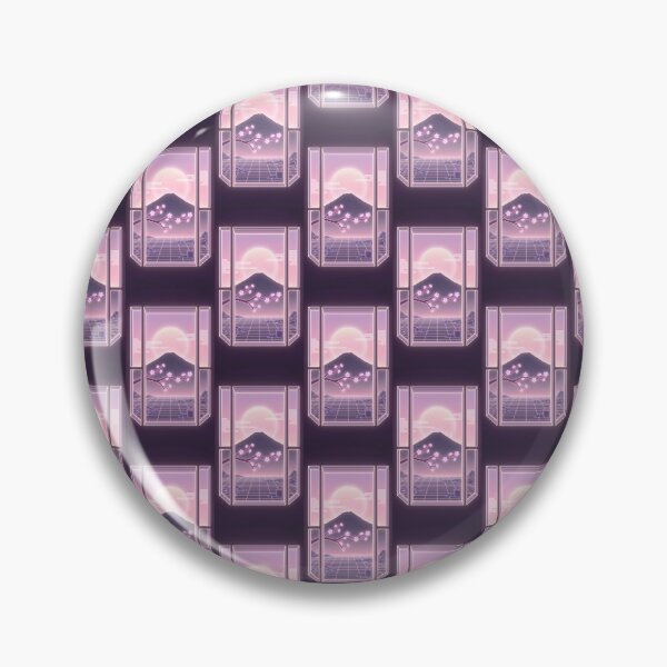 Item preview, Vaporwave Mountain Landscape Fuji Window Scene designed and sold by Itsheartshop.