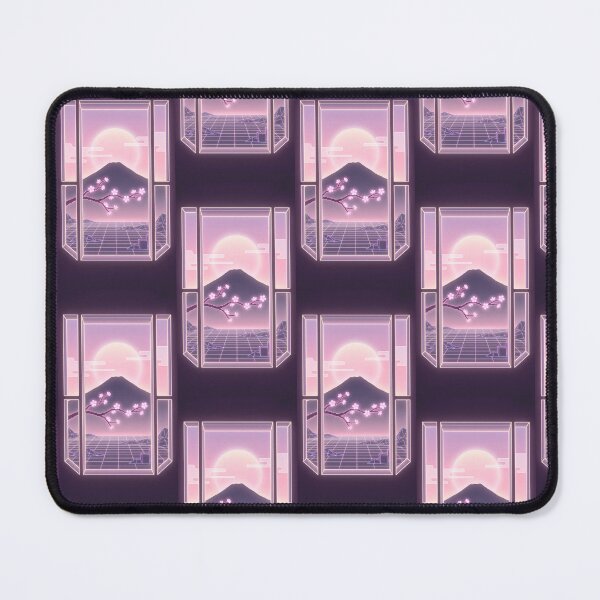 Item preview, Vaporwave Mountain Landscape Fuji Window Scene designed and sold by Itsheartshop.
