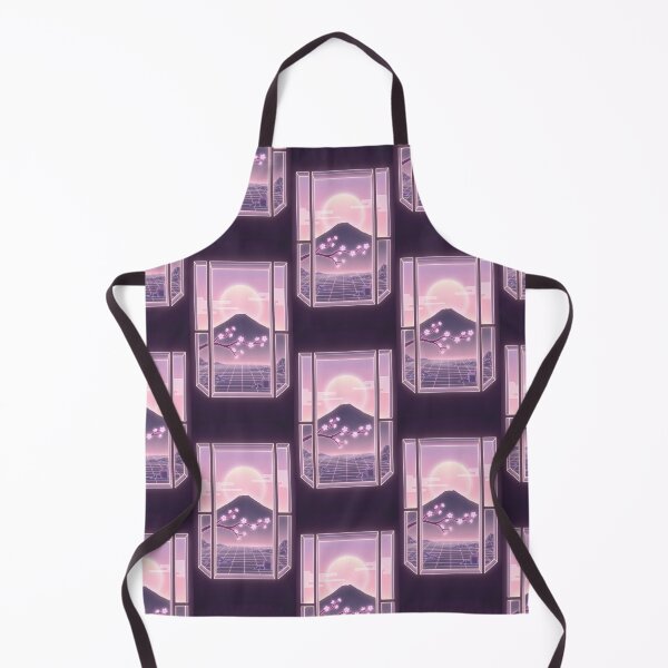 Item preview, Vaporwave Mountain Landscape Fuji Window Scene designed and sold by Itsheartshop.