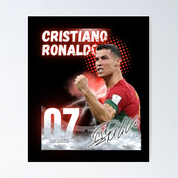 Item preview, Cristiano Ronaldo CR7 Football Player Art Design designed and sold by WildPetal.