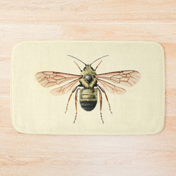 Item preview, Antique Botanical Bee Illustration designed and sold by footnotes-club.