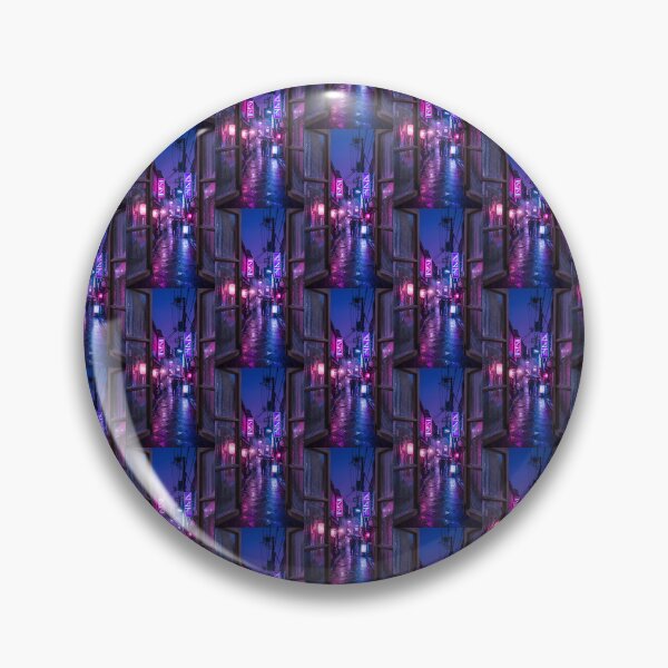Item preview, Neon Japanese Alley Rainy Night Scene designed and sold by Itsheartshop.