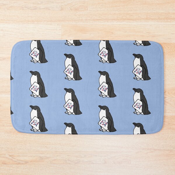 Item preview, Happy 4th of July says Cute Penguin designed and sold by ellenhenry.