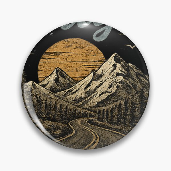 Item preview, Chase Better Days Vintage Mountain Road T-Shirt | Motivational Adventure Nature Graphic Tee designed and sold by NBT-NOVA.