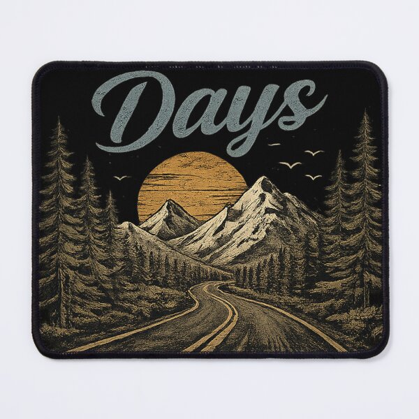 Item preview, Chase Better Days Vintage Mountain Road T-Shirt | Motivational Adventure Nature Graphic Tee designed and sold by NBT-NOVA.