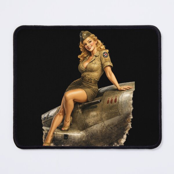 Item preview, WWII Pinup homage! designed and sold by Bruce Custom Creations.