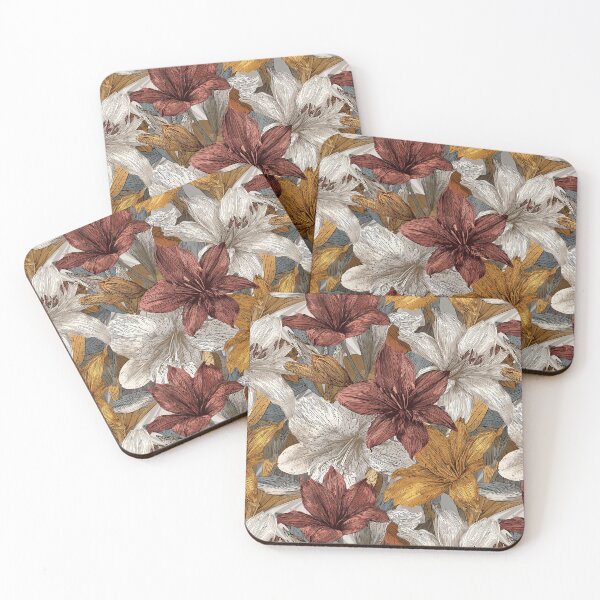 Item preview, Charming Amaryllis Print  - Birthday Flower Pattern   - Mother'S Day Gifts designed and sold by RoyalStarsPatts.