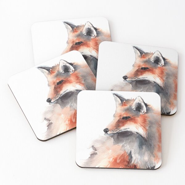 Artikelvorschau, Anmutiger Fuchs in Aquarell entworfen und verkauft von CanotStop.