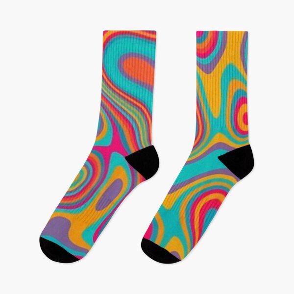 Item preview, Groovy Psychedelic Liquid Swirl Retro 70s Colorful Trippy Abstract designed and sold by LYAN-STORE.