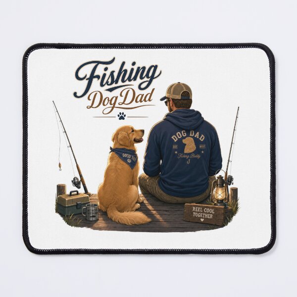 Item preview, Fishing Golden Retriever Dog Dad Sunset Kawaii T-Shirt designed and sold by Ashley critters.