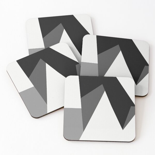 Item preview, Folded Geometry in Monochrome designed and sold by Little  Dean.