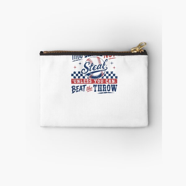 Item preview, Thou Shall Not Steal Unless You Can Beat The Throw – Baseball Humor Quote designed and sold by HumansStuck12.
