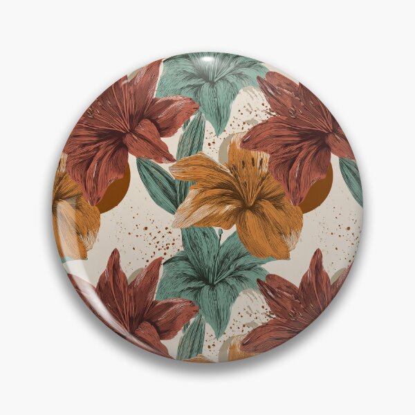 Item preview, Wild Amaryllis Print - Tropical Flower Pattern   - Mothers Day Ideas designed and sold by RoyalStarsPatts.