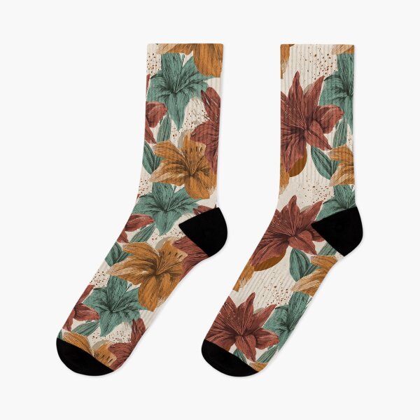 Item preview, Wild Amaryllis Print - Tropical Flower Pattern   - Mothers Day Ideas designed and sold by RoyalStarsPatts.