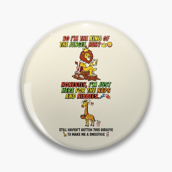Item preview, King Of The Jungle Lion Naps Funny designed and sold by RamyGallery.
