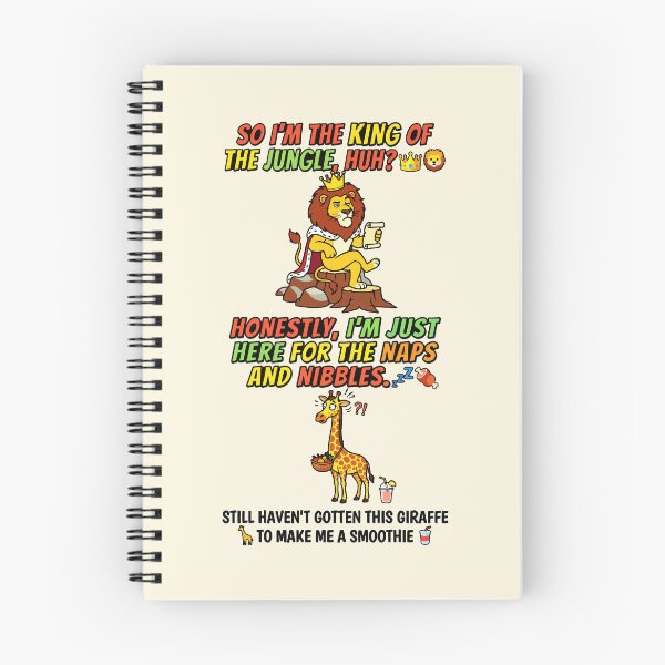 Item preview, King Of The Jungle Lion Naps Funny designed and sold by RamyGallery.