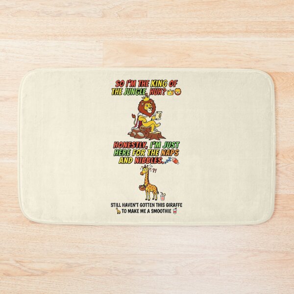 Item preview, King Of The Jungle Lion Naps Funny designed and sold by RamyGallery.