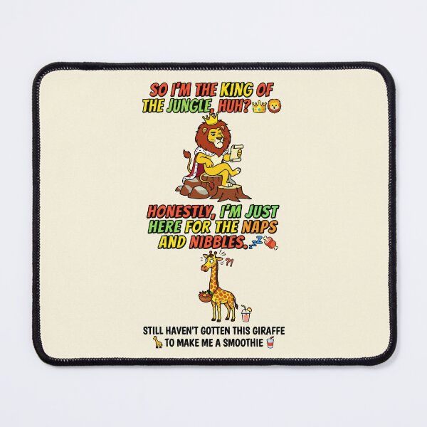 Item preview, King Of The Jungle Lion Naps Funny designed and sold by RamyGallery.