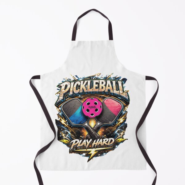 Item preview, Pickleball Play Hard | Bold Crossed Paddles Energetic Graphic designed and sold by Jen.Lou.