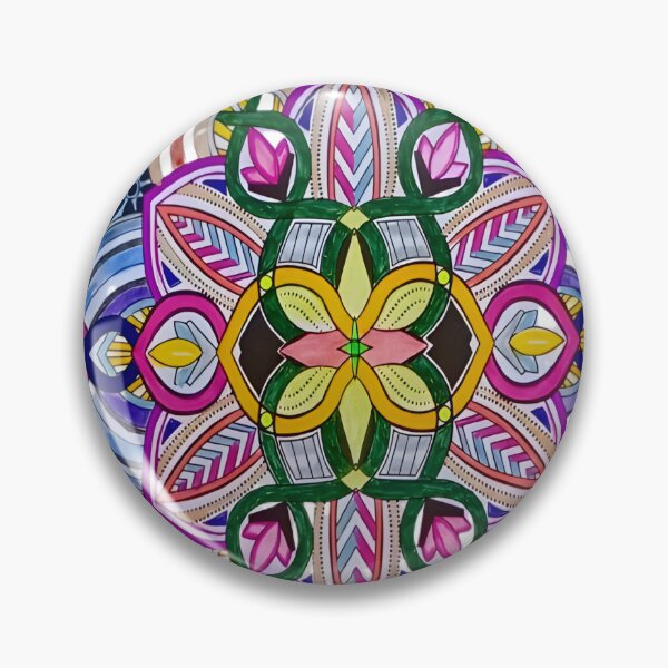 Item preview, Hand Drawn Sacred Geometry Lotus Mandala designed and sold by bmfkfk.