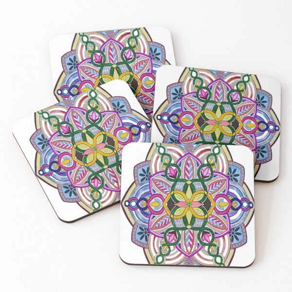 Item preview, Hand Drawn Sacred Geometry Lotus Mandala designed and sold by bmfkfk.