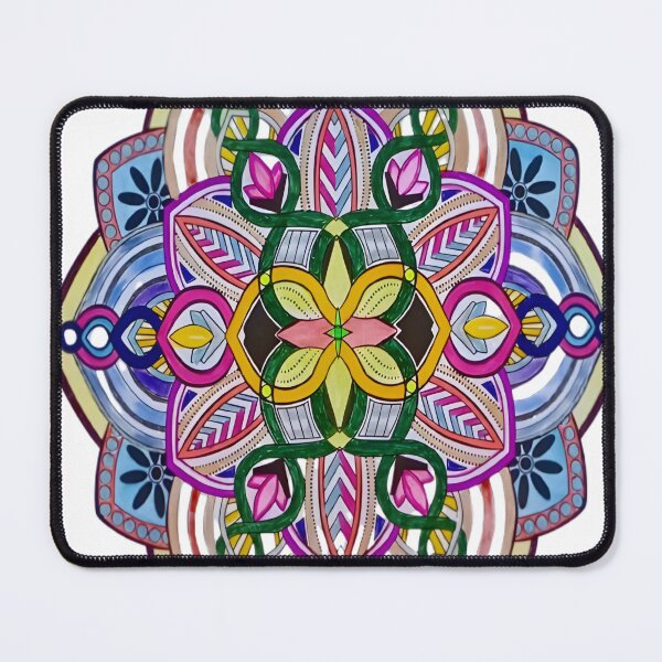 Item preview, Hand Drawn Sacred Geometry Lotus Mandala designed and sold by bmfkfk.