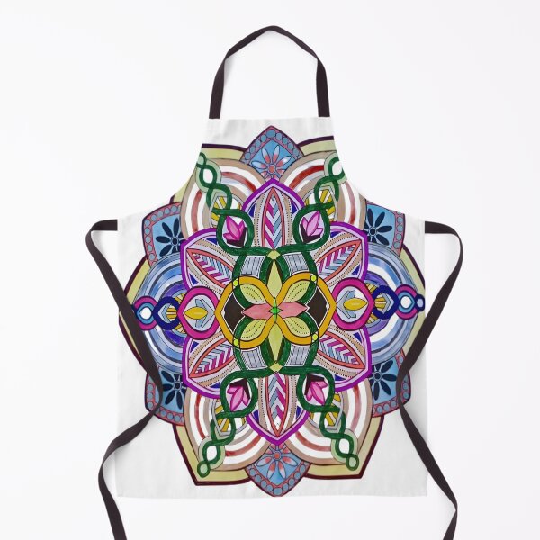 Item preview, Hand Drawn Sacred Geometry Lotus Mandala designed and sold by bmfkfk.