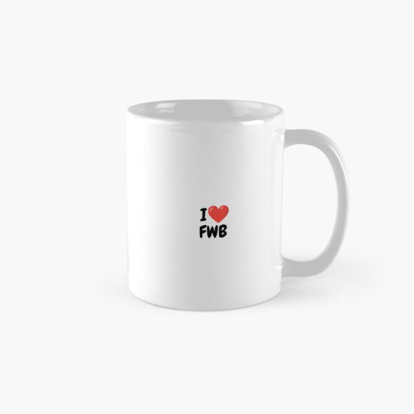 Item preview, I Love FWB Cute Red Heart – Funny Friends With Benefits Relationship Art designed and sold by mentosdesigner.