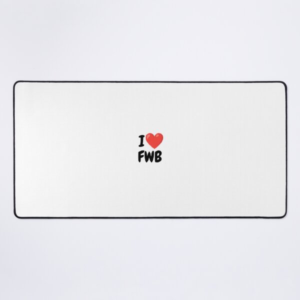 Item preview, I Love FWB Cute Red Heart – Funny Friends With Benefits Relationship Art designed and sold by mentosdesigner.