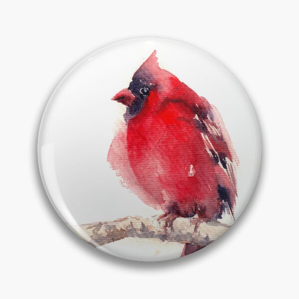 Item preview, Red Cardinal on Tree Branch designed and sold by CanotStop.