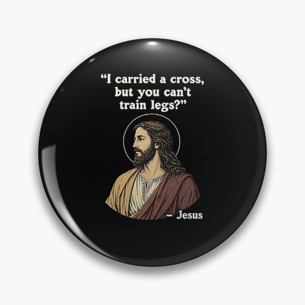 Item preview, Funny Jesus Leg Day Meme | Christian Gym Humor Workout Motivation Shirt designed and sold by AS94 Creative Designs.