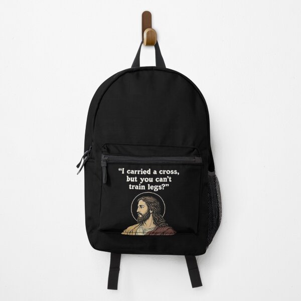 Artikelvorschau, Lustiges Jesus-Beintraining-Meme | Christlicher Fitnesshumor, Workout-Motivationsshirt entworfen und verkauft von AS94 Creative Designs.