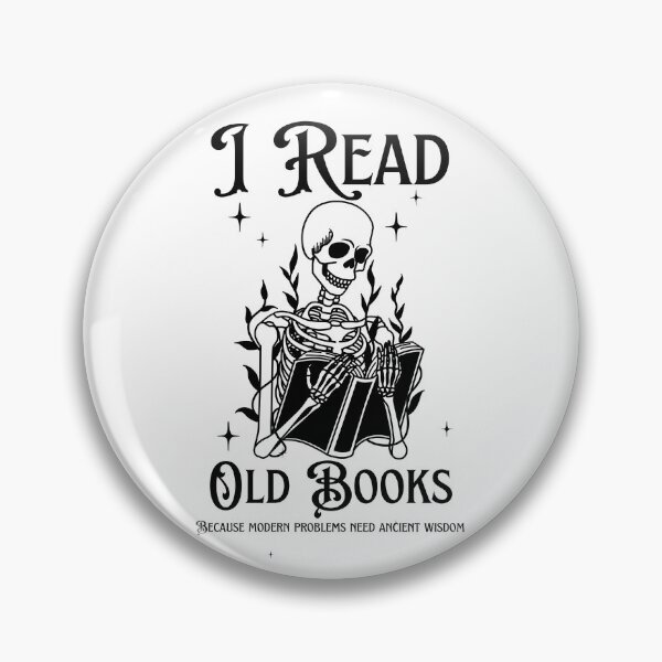 Item preview, I Read Old Books Skeleton Reading Books Ancient Wisdom Book Lover  designed and sold by HYPNK.