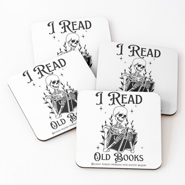 Item preview, I Read Old Books Skeleton Reading Books Ancient Wisdom Book Lover  designed and sold by HYPNK.