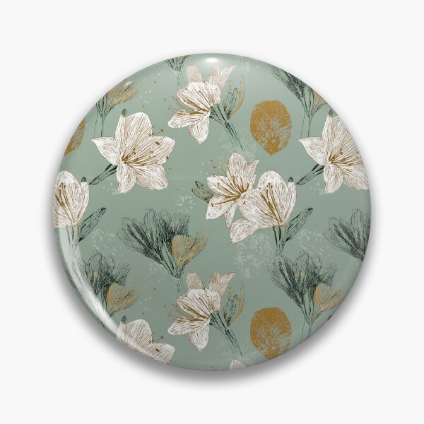 Item preview, Edgy Amaryllis Floral  - Botanical Garden Pattern   - One Year Anniversary Gifts designed and sold by RoyalStarsPatts.