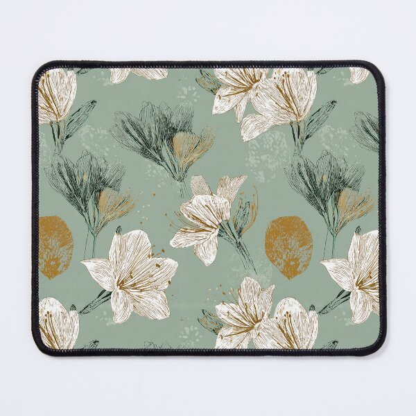 Item preview, Edgy Amaryllis Floral  - Botanical Garden Pattern   - One Year Anniversary Gifts designed and sold by RoyalStarsPatts.