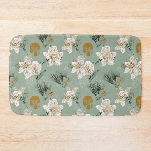 Item preview, Edgy Amaryllis Floral  - Botanical Garden Pattern   - One Year Anniversary Gifts designed and sold by RoyalStarsPatts.