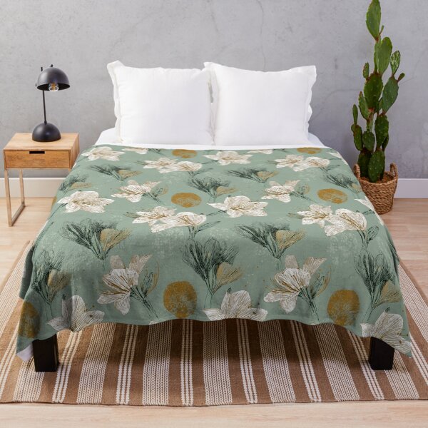 Item preview, Edgy Amaryllis Floral  - Botanical Garden Pattern   - One Year Anniversary Gifts designed and sold by RoyalStarsPatts.