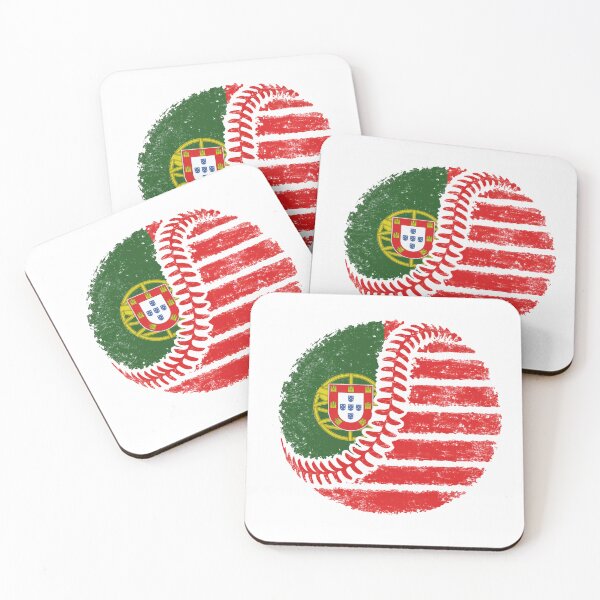 Item preview, Portugal Flag Baseball – Vintage Distressed Style designed and sold by HumansStuck12.