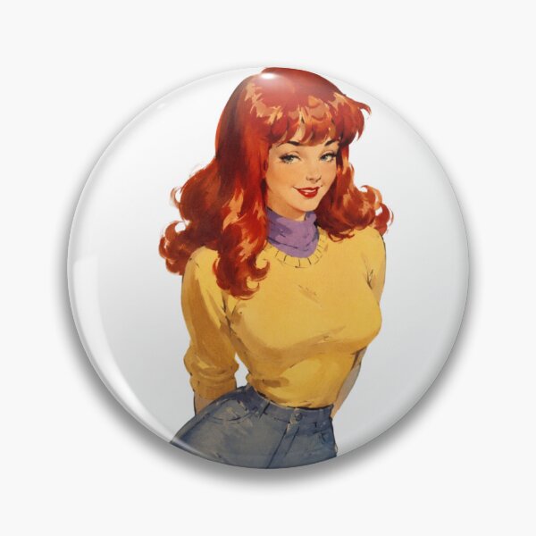 Item preview, Mystery Redhead Pinup – Retro Comic Heroine Vintage Art designed and sold by Cosplayvintage.