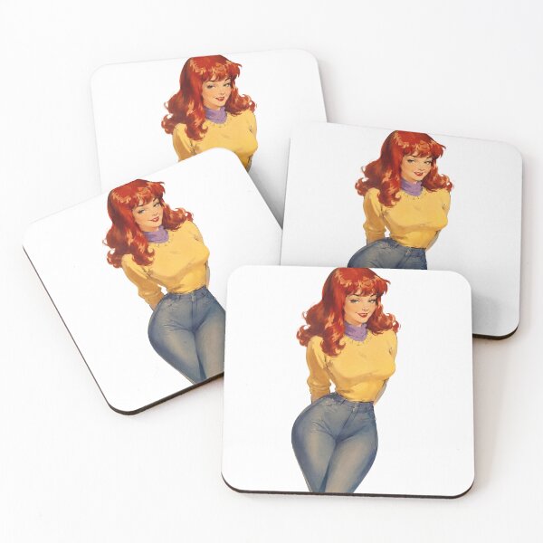 Item preview, Mystery Redhead Pinup – Retro Comic Heroine Vintage Art designed and sold by Cosplayvintage.