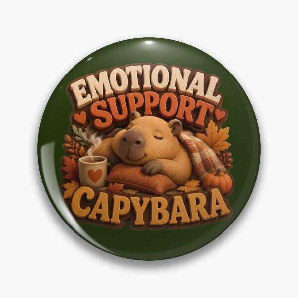 Item preview, Relaxing Emotional Support Capybara  designed and sold by Weirdwildco69.