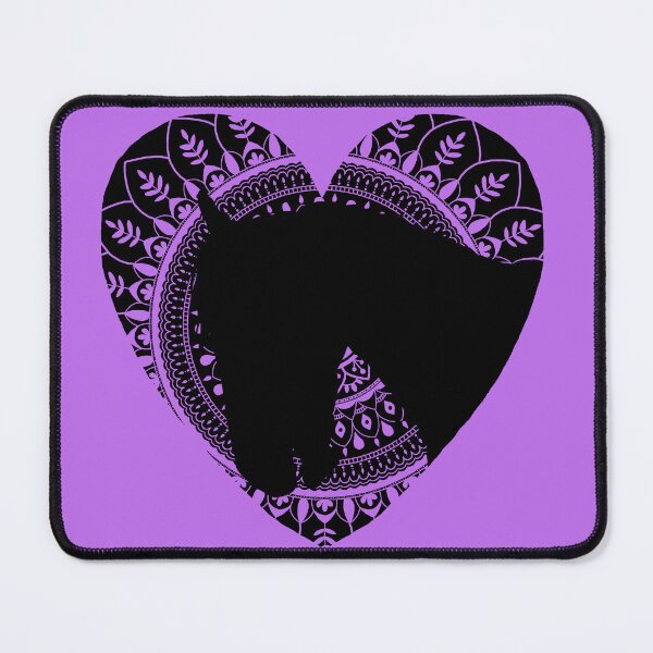 Item preview, Horse on mandala heart designed and sold by MidnightDr3am.