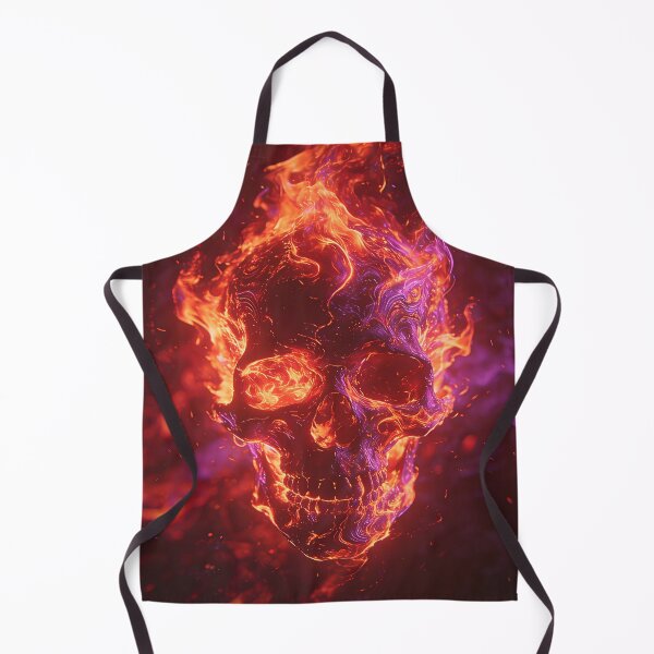 Item preview, Fractal Fire Skull – Infernal Psy Energy 3 designed and sold by RH Design Lab.