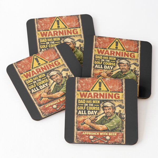 Item preview, Warning Dad Golf Course Approach With Beer designed and sold by Print Loft.