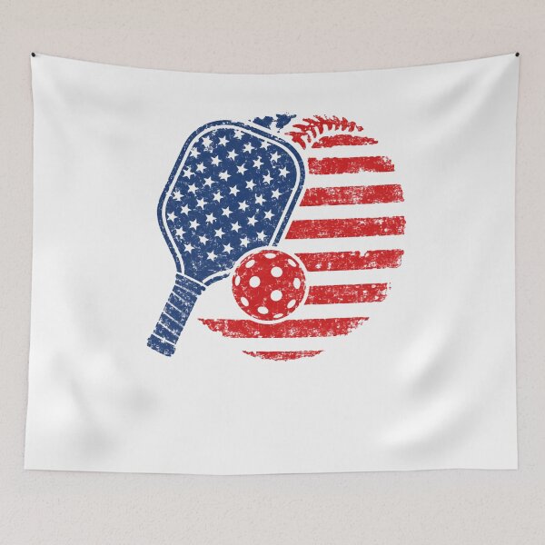 Item preview, American Flag Pickleball – Patriotic Paddle Pride designed and sold by HumansStuck12.
