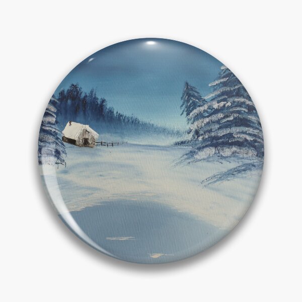 Item preview, Winter shack by a frozen lake. designed and sold by BP-Brushworks.