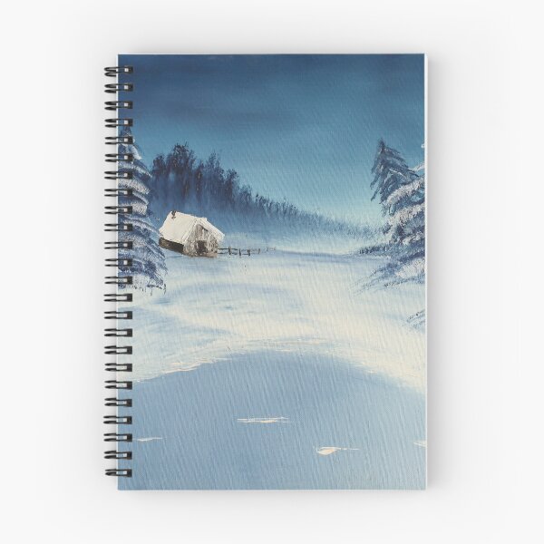 Item preview, Winter shack by a frozen lake. designed and sold by BP-Brushworks.