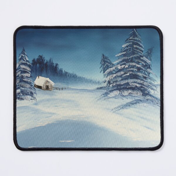 Item preview, Winter shack by a frozen lake. designed and sold by BP-Brushworks.